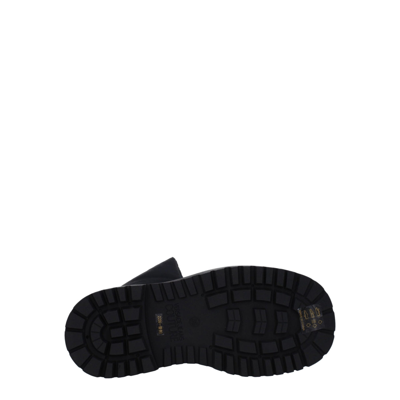 Versace Jeans Schwarze Polyethylen-Stiefel