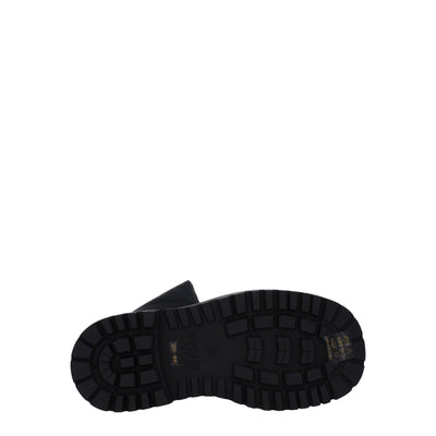 Versace Jeans Schwarze Polyethylen-Stiefel