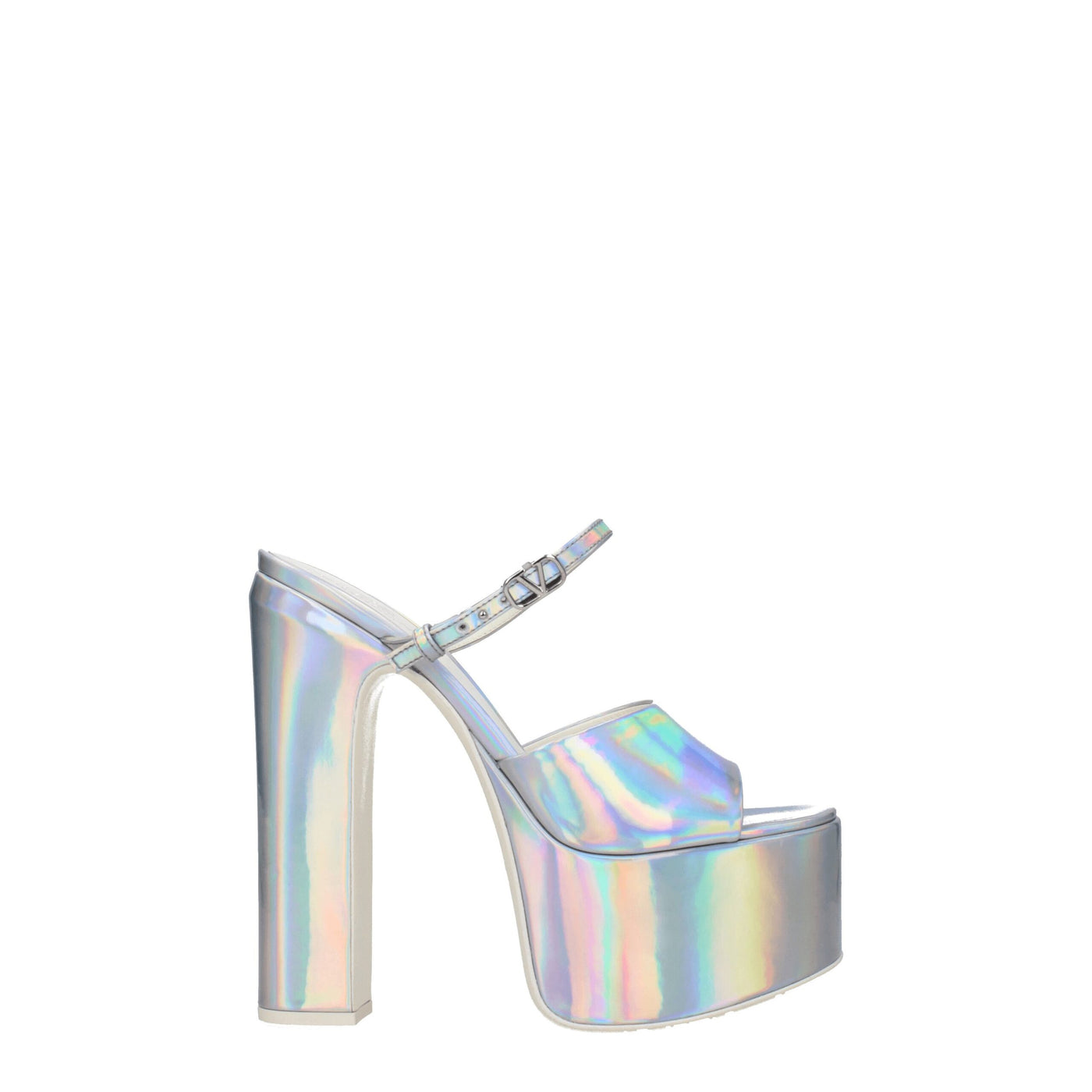 Valentino Garavani Graue Leder Plateaus