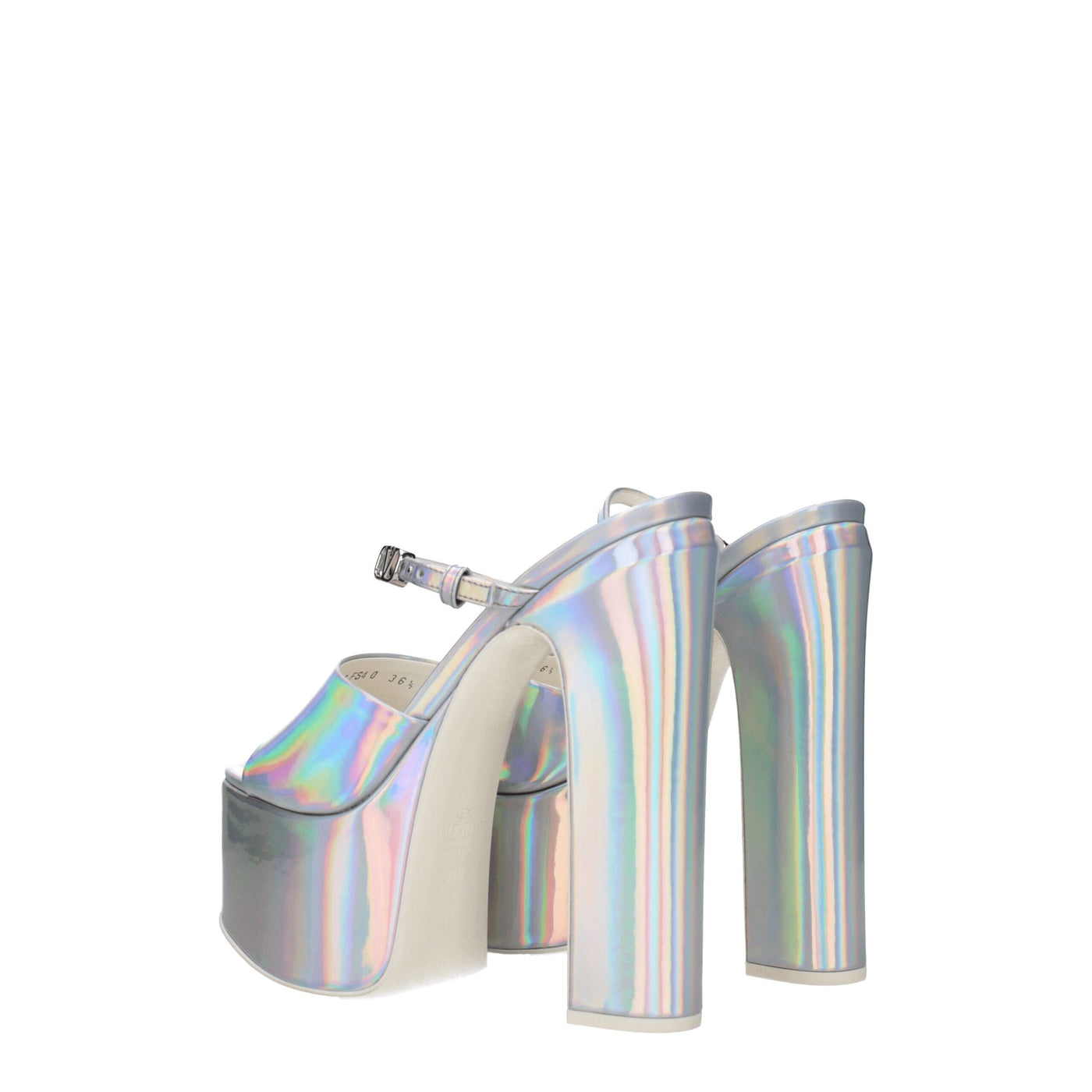 Valentino Garavani Graue Leder Plateaus