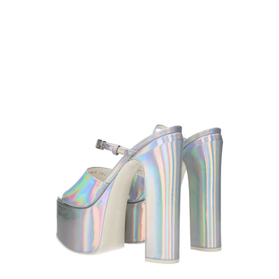 Valentino Garavani Graue Leder Plateaus