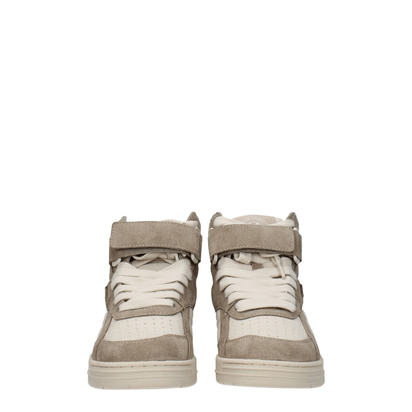 Palm Angels Beigefarbene Leder-High-Tops