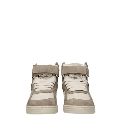 Palm Angels Beigefarbene Leder-High-Tops