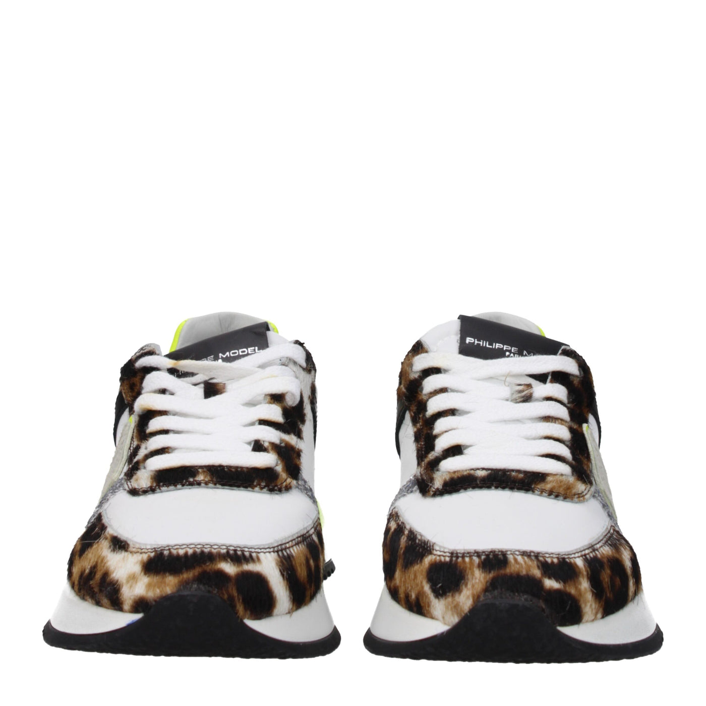 Philippe Model Weißer Stoff Sportliche Turnschuhe