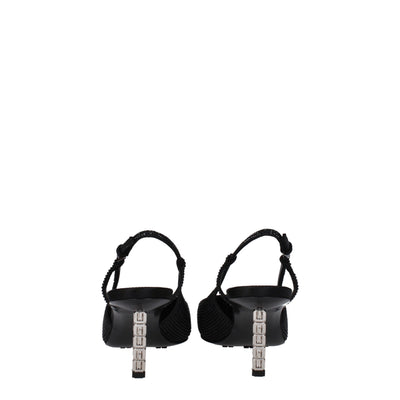 Givenchy Schwarze High Heel Pumps aus Stoff