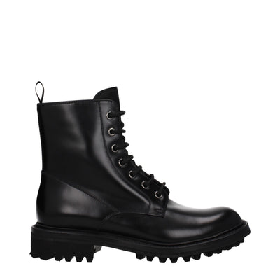 Church's Schwarze Lederstiefeletten