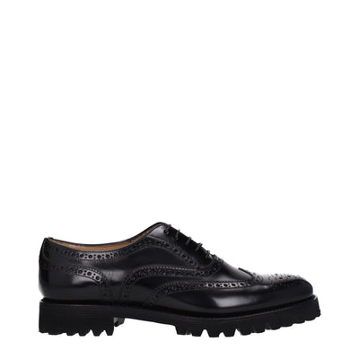Church's Schwarze Leder Oxfords und Derbies