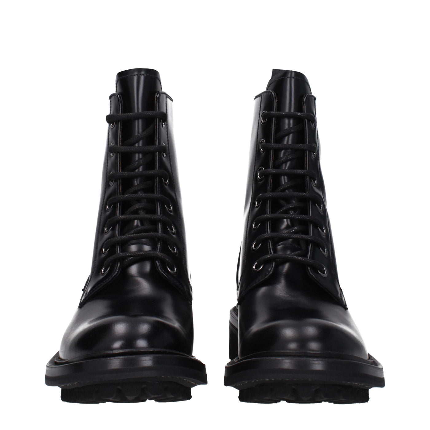 Church's Schwarze Lederstiefeletten