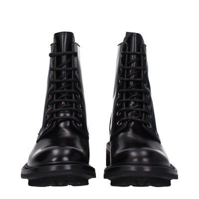Church's Schwarze Lederstiefeletten