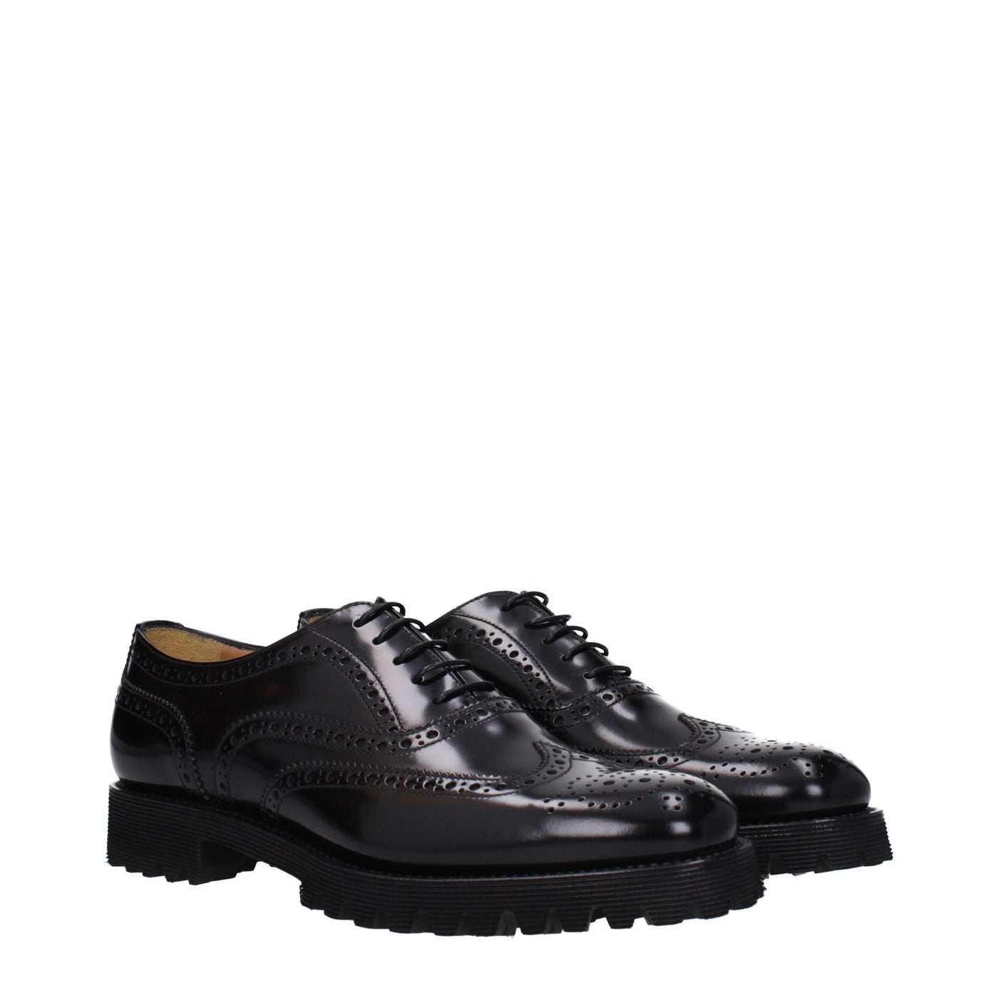 Church's Schwarze Leder Oxfords und Derbies
