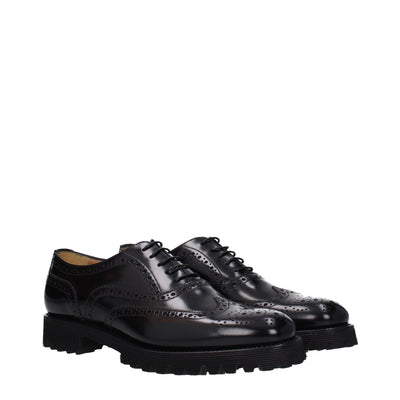 Church's Schwarze Leder Oxfords und Derbies