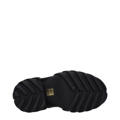 Off-White Schwarze Lederstiefeletten
