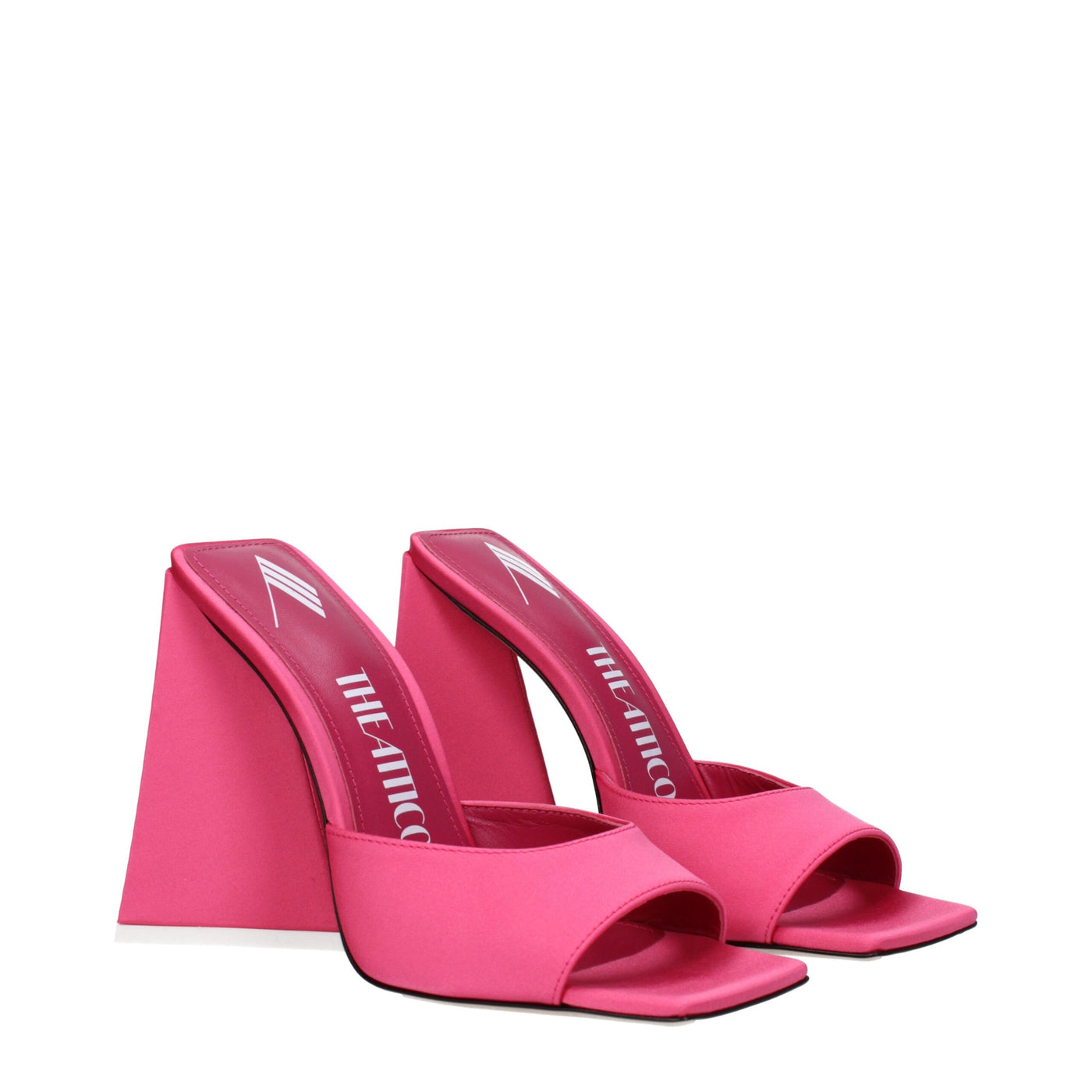 The Attico Rosa Stoff-Plateaus