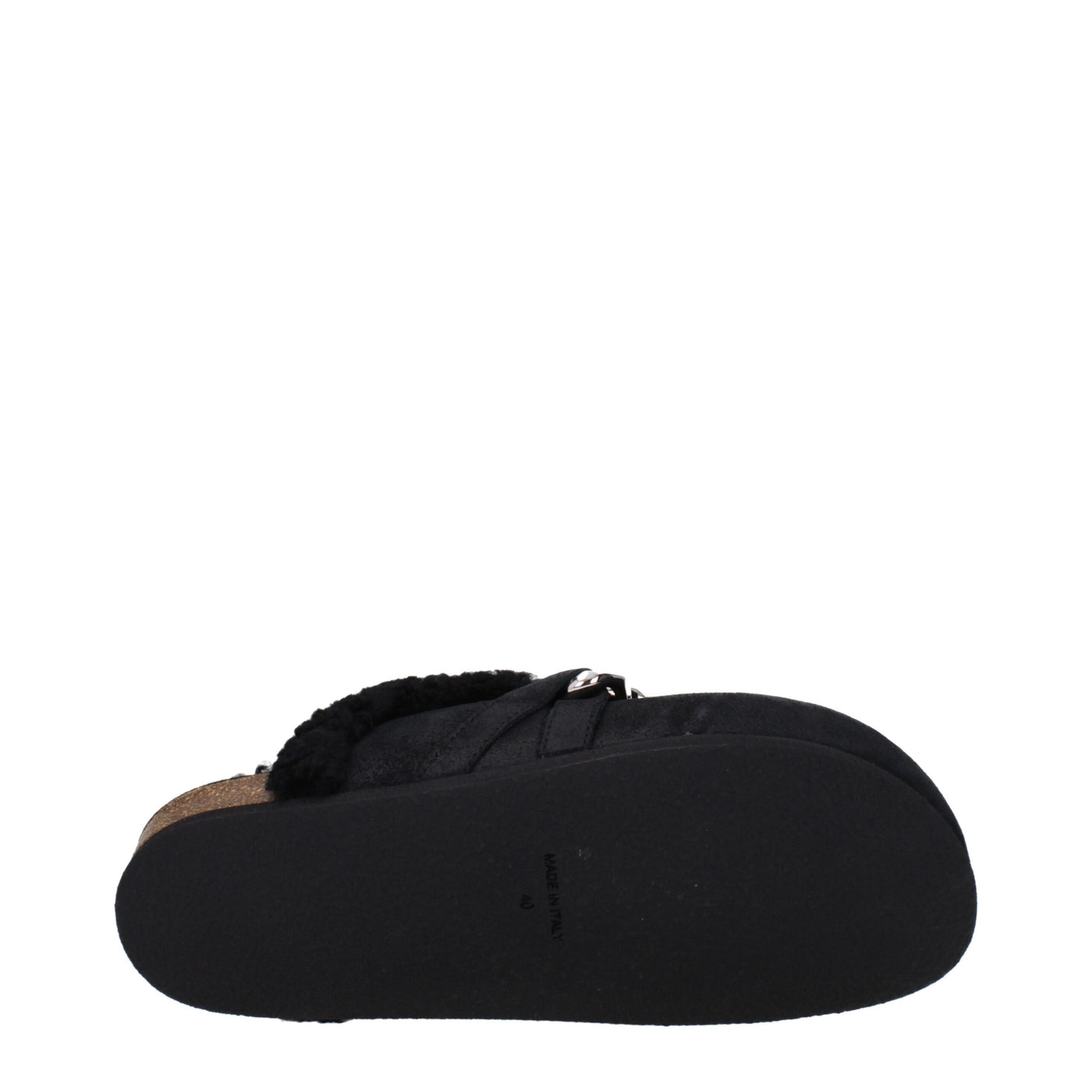 Jw Anderson Schwarze Lederpantoffeln Sandalen