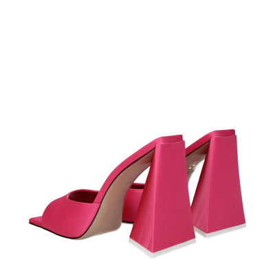 The Attico Rosa Stoff-Plateaus
