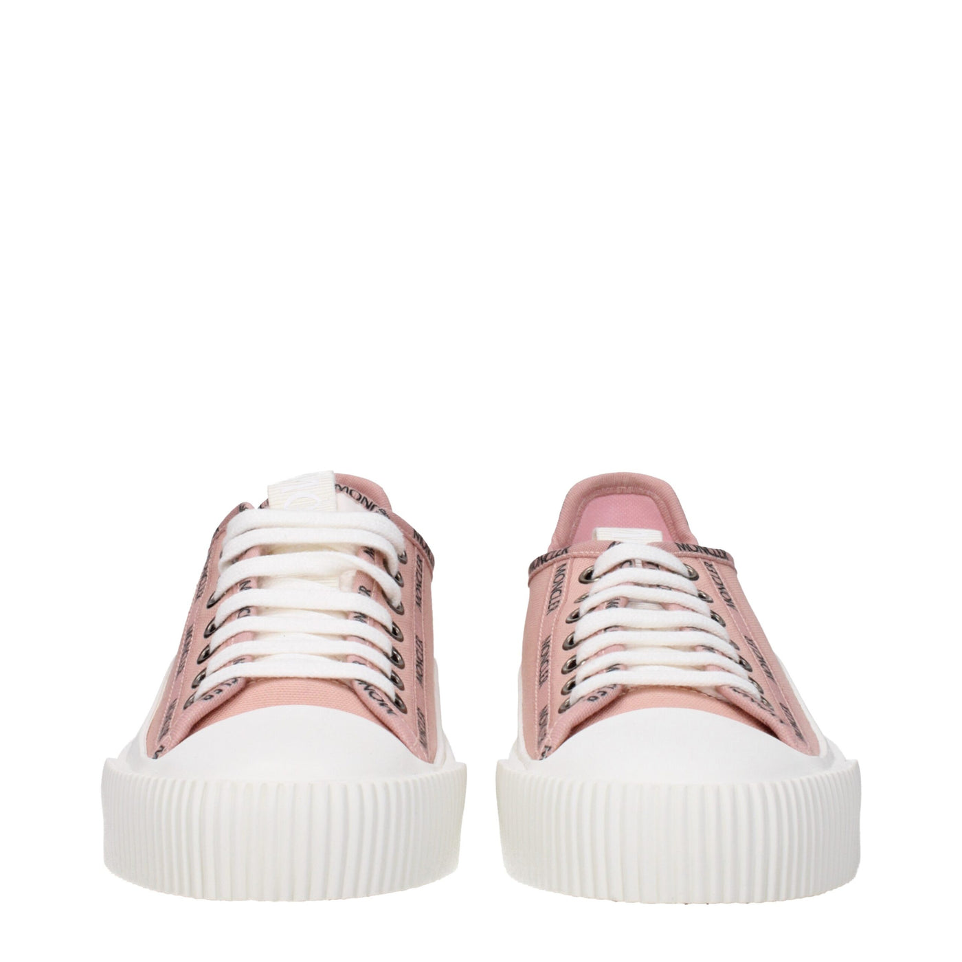 Moncler Rosa Stoff Low Tops