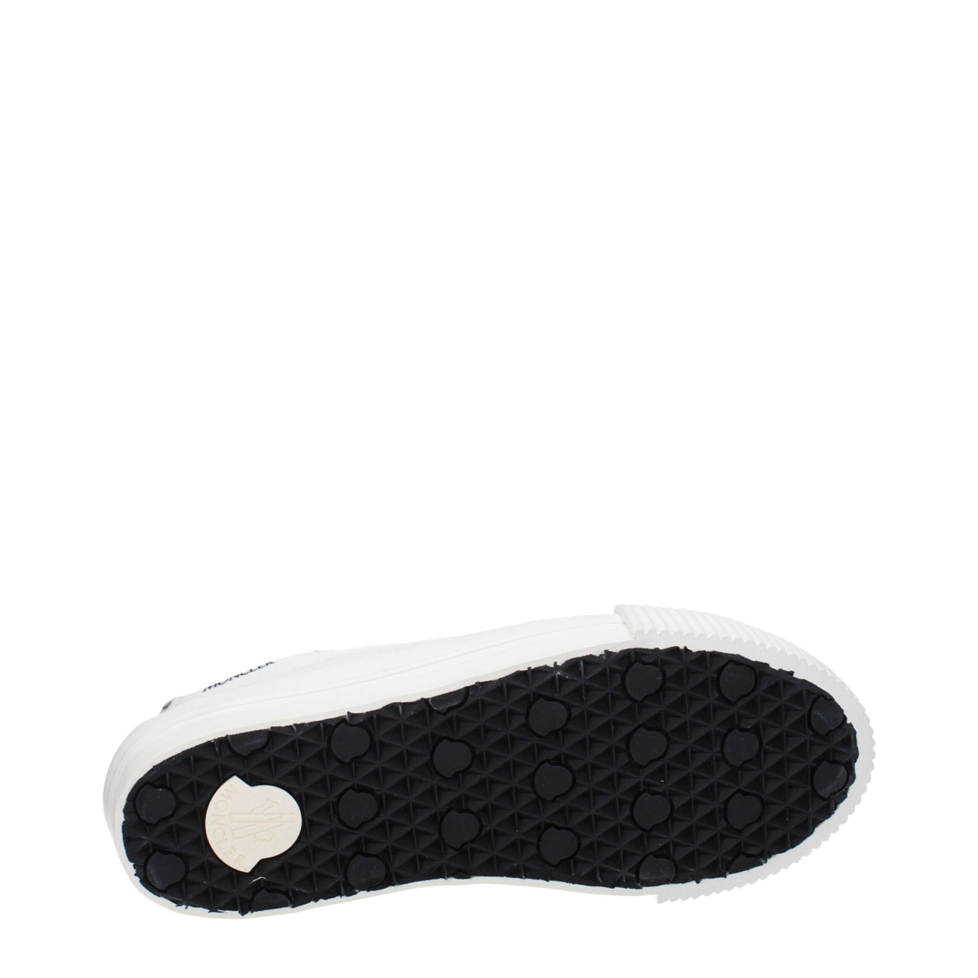 Moncler Weiße Stoff-Low Tops