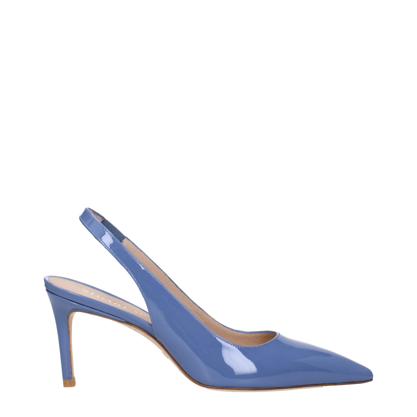 Stuart Weitzman Hellblaue Leder Pumps mit hohem Absatz