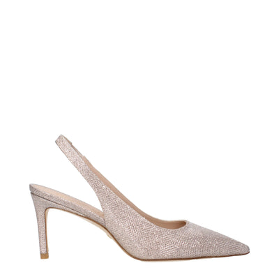 Stuart Weitzman Rosa Stoff High Heel Pumps