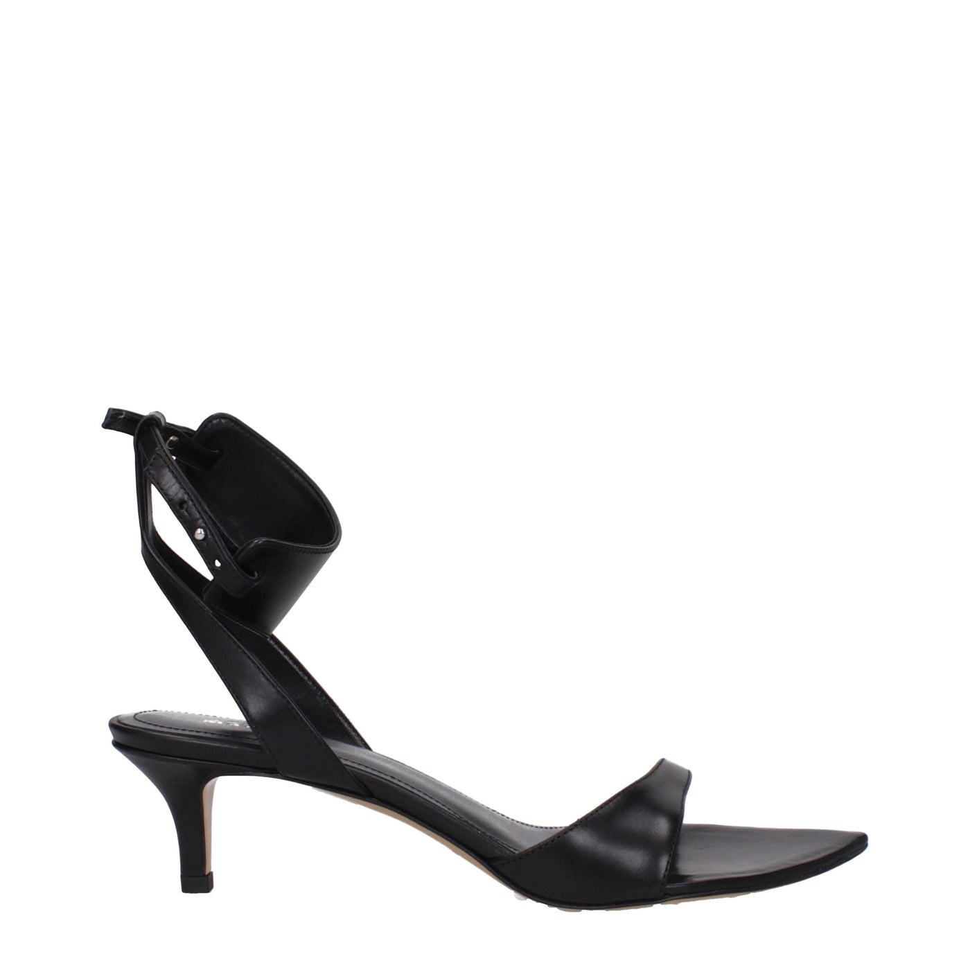 Isabel Marant Flache Sandalen aus schwarzem Leder
