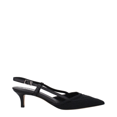 Isabel Marant Schwarze Stoffpumps mit mittlerem Absatz