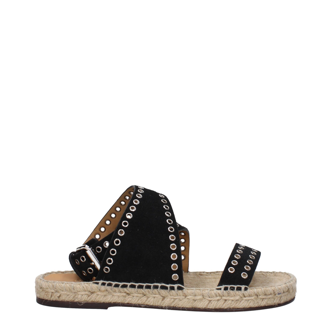 Isabel Marant Flache Sandalen aus schwarzem Leder