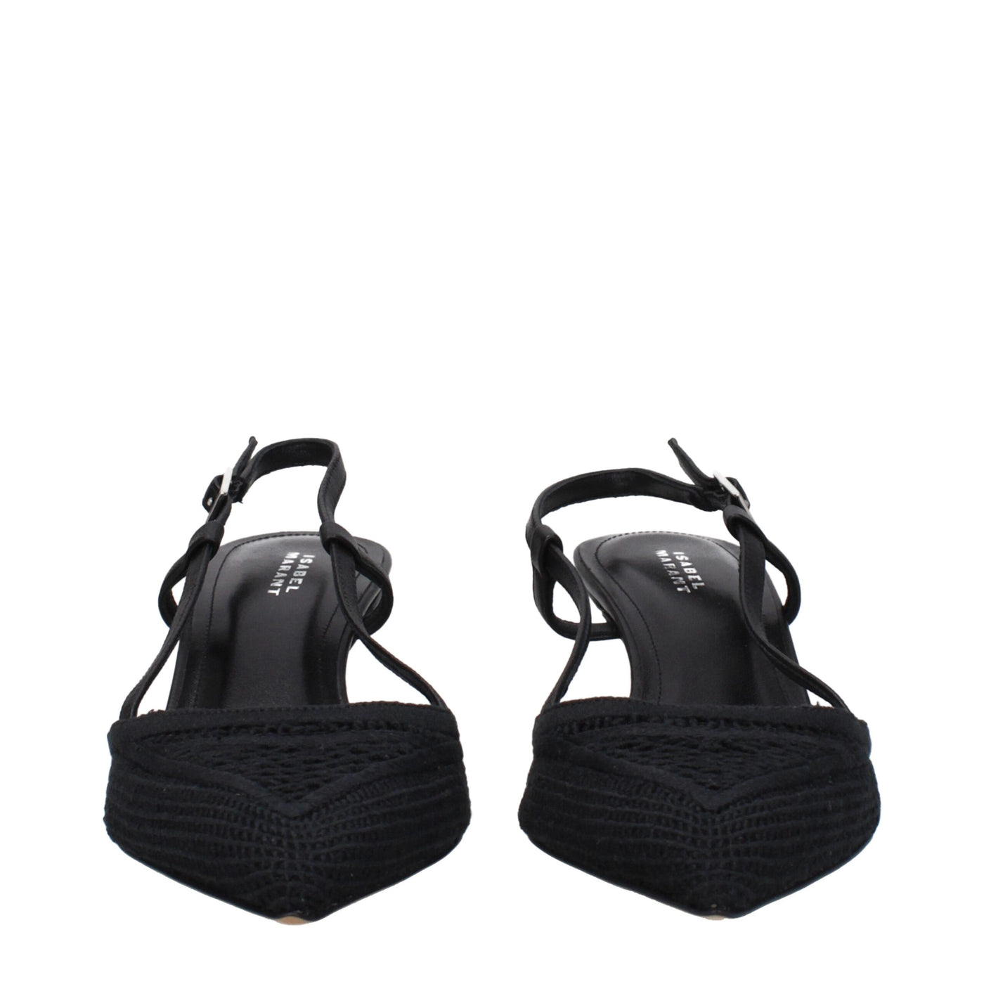 Isabel Marant Schwarze Stoffpumps mit mittlerem Absatz