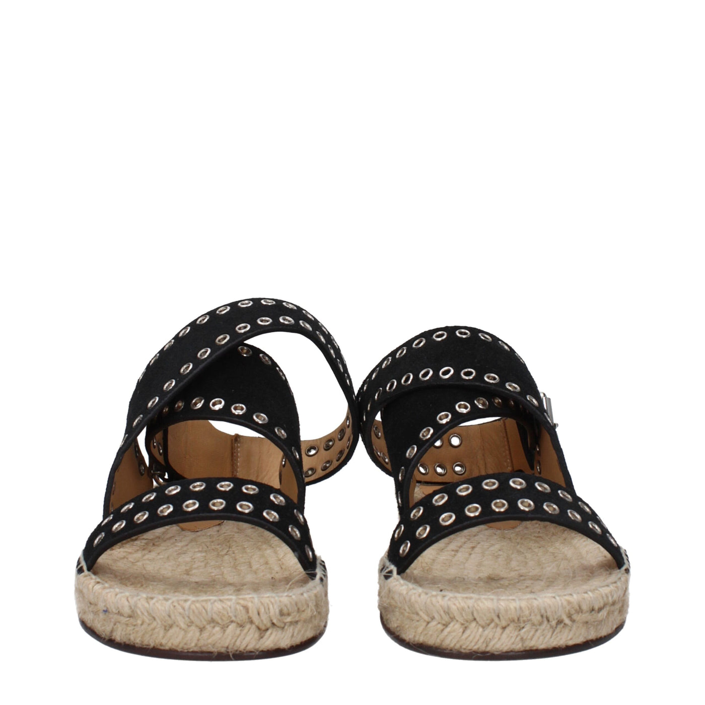 Isabel Marant Flache Sandalen aus schwarzem Leder