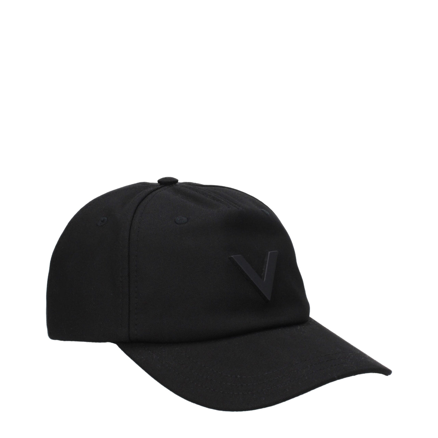 Valentino Garavani Schwarze Baumwollmützen (Baseballmütze)