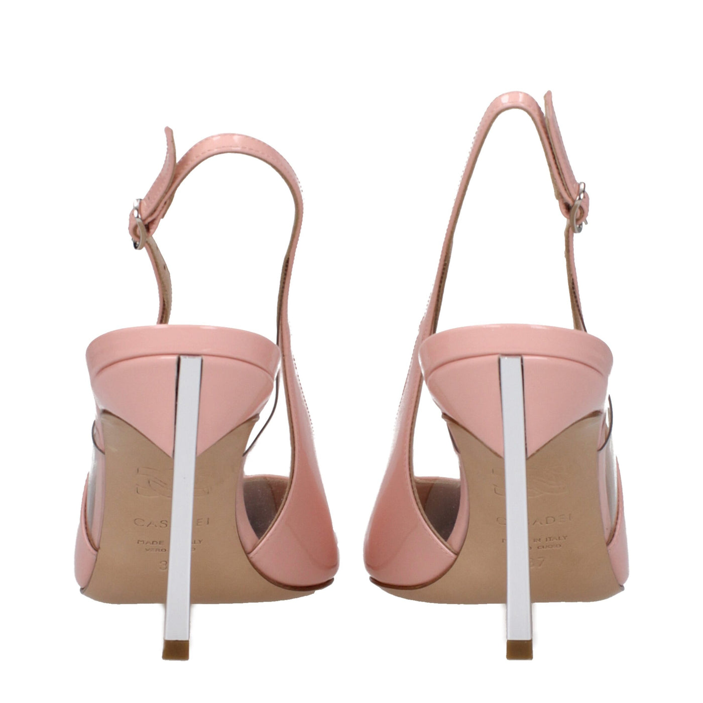 Casadei Rosa Leder Pumps mit hohem Absatz