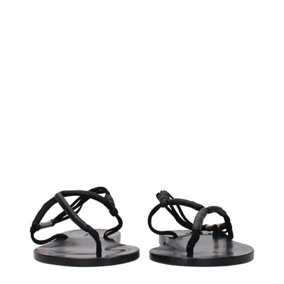 Isabel Marant Schwarze Flip-Flop-Sandalen aus Leder