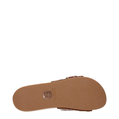 Isabel Marant Braune Lederpantoffeln Sandalen