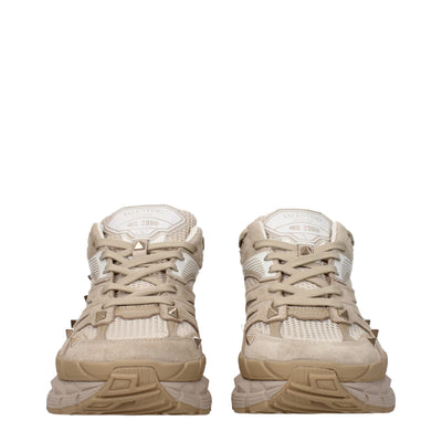 Valentino Garavani Beige Stoff Low Tops