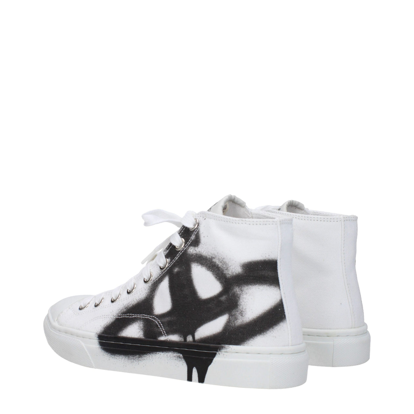 Vivienne Westwood Weiße Stoff-High-Tops