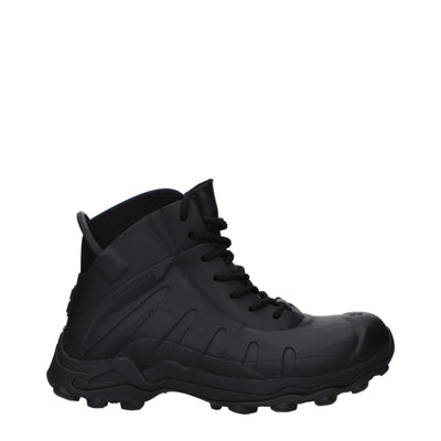 Givenchy Schwarze Baumwollstiefeletten