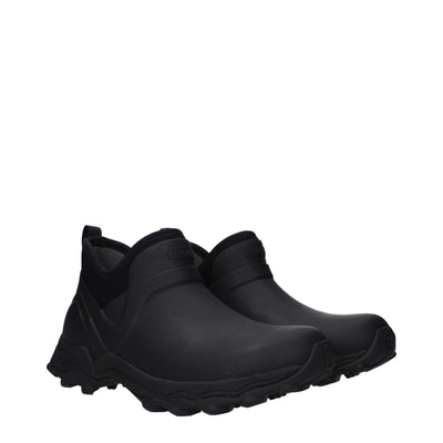Givenchy Schwarze Baumwollstiefeletten