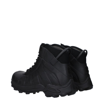 Givenchy Schwarze Baumwollstiefeletten