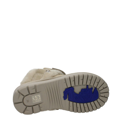 Burberry Grüne Lederpantoffeln Sandalen