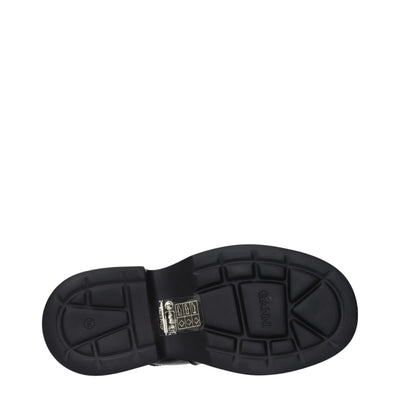 Ganni Schwarze Stoffslipper Sandalen