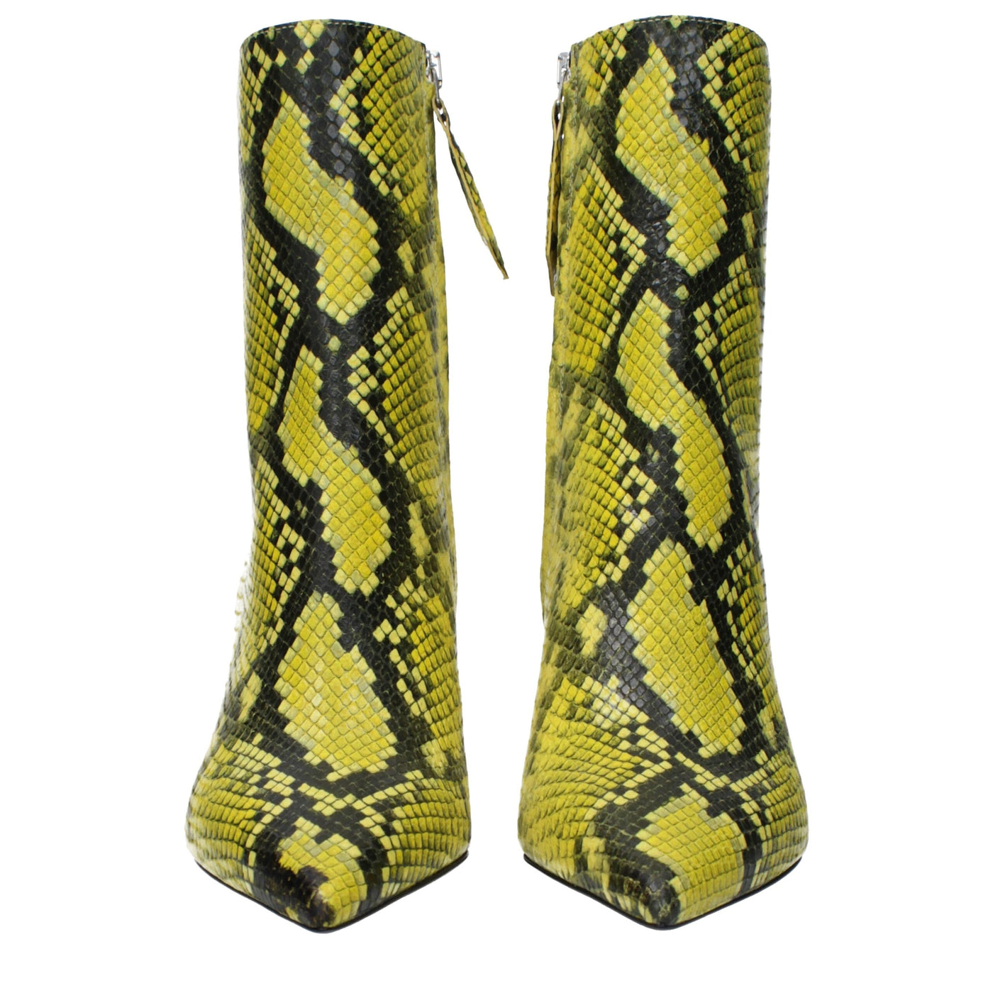 The Attico Gelbe Lederstiefeletten