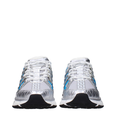 Versace Graue Sportliche Turnschuhe aus Stoff