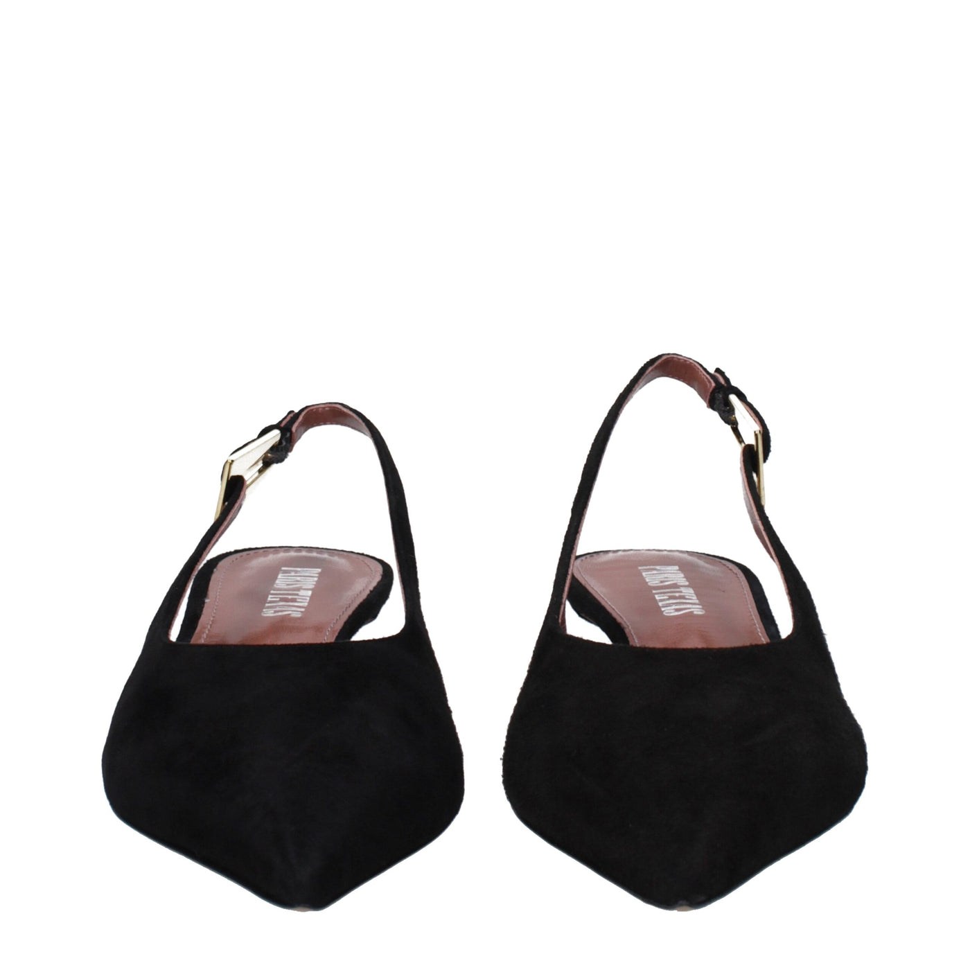 Paris Texas Schwarze Leder Pumps mit mittlerem Absatz