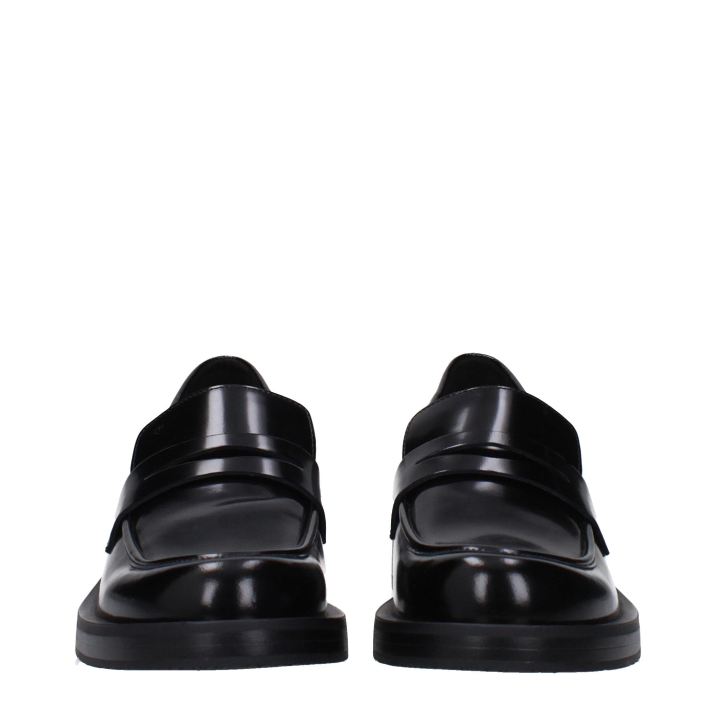 Stuart Weitzman Schwarze Leder Slipper