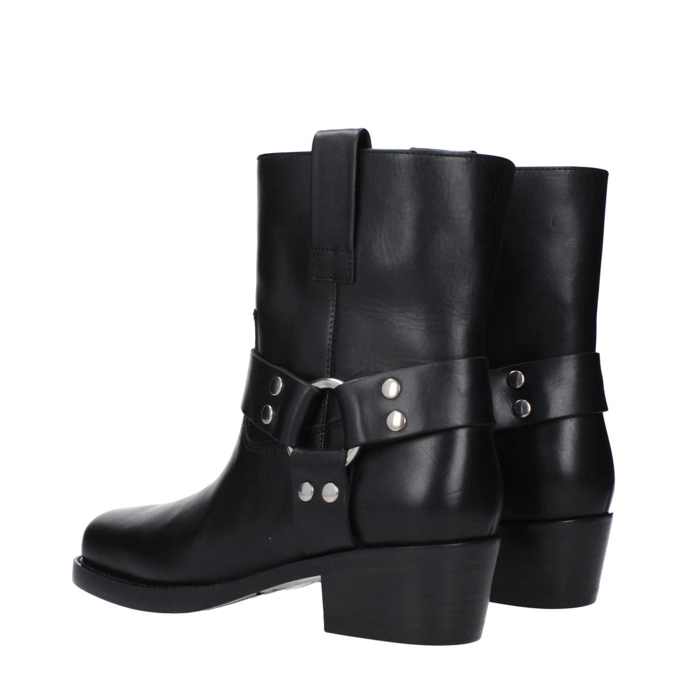 Paris Texas Schwarze Lederstiefeletten