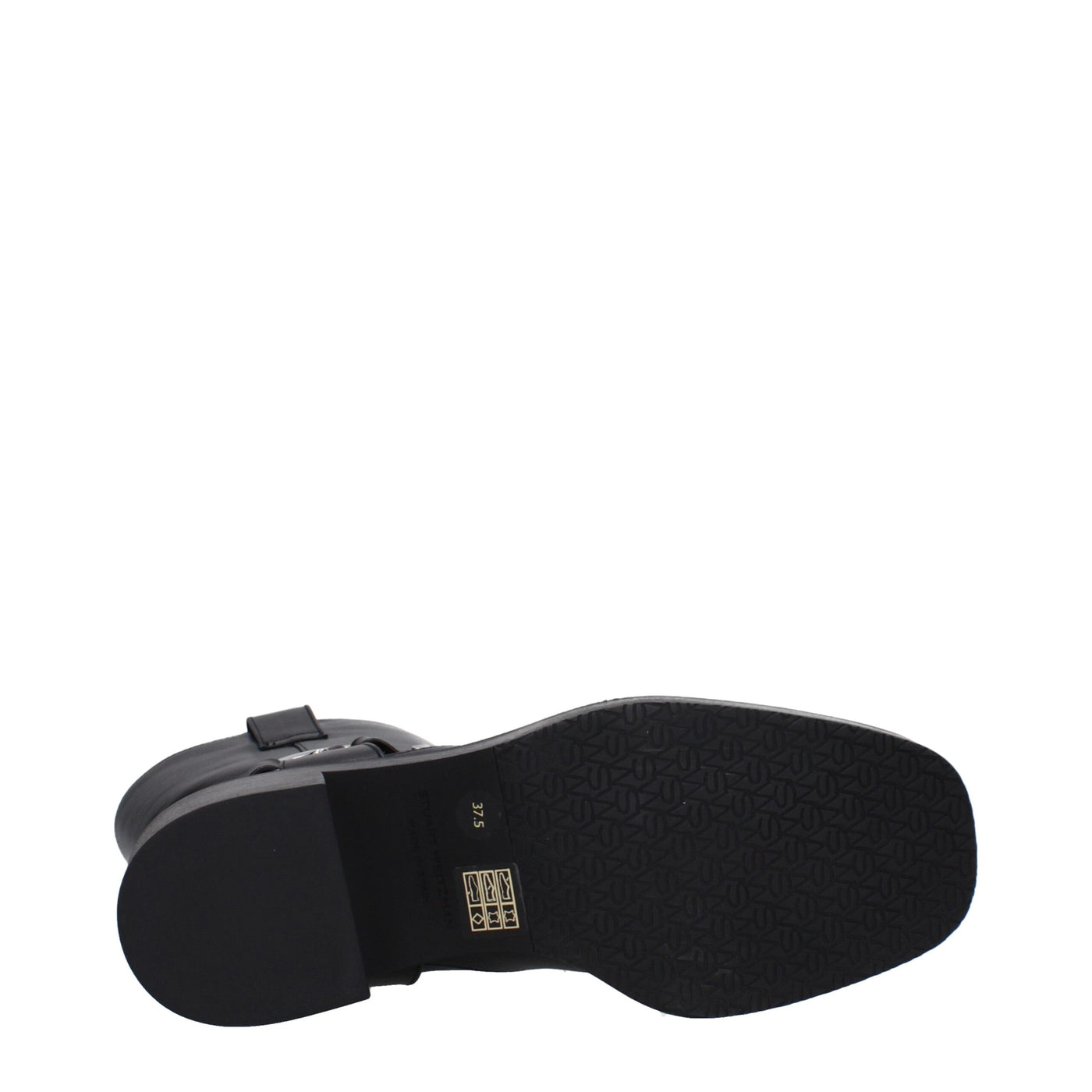 Stuart Weitzman Schwarze Lederstiefeletten