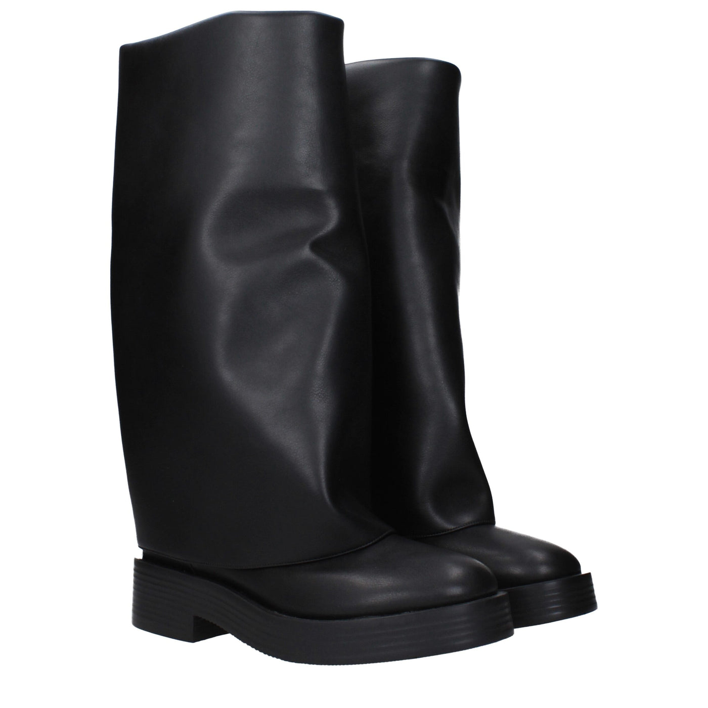 Casadei Schwarze Lederstiefel