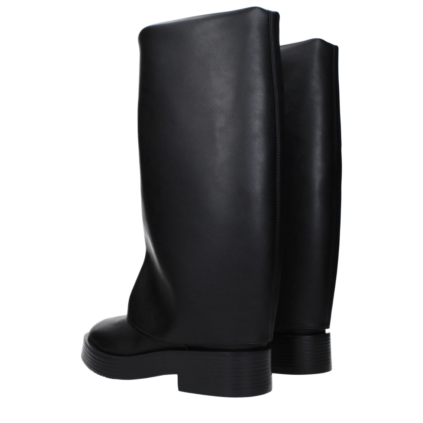 Casadei Schwarze Lederstiefel