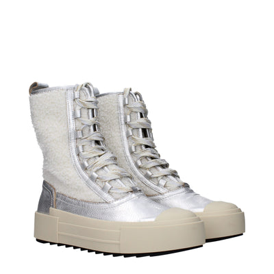 Philippe Model Graue Lederstiefeletten