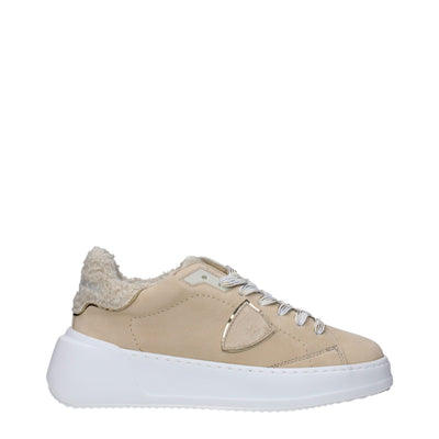 Philippe Model Beige Leder Low Tops