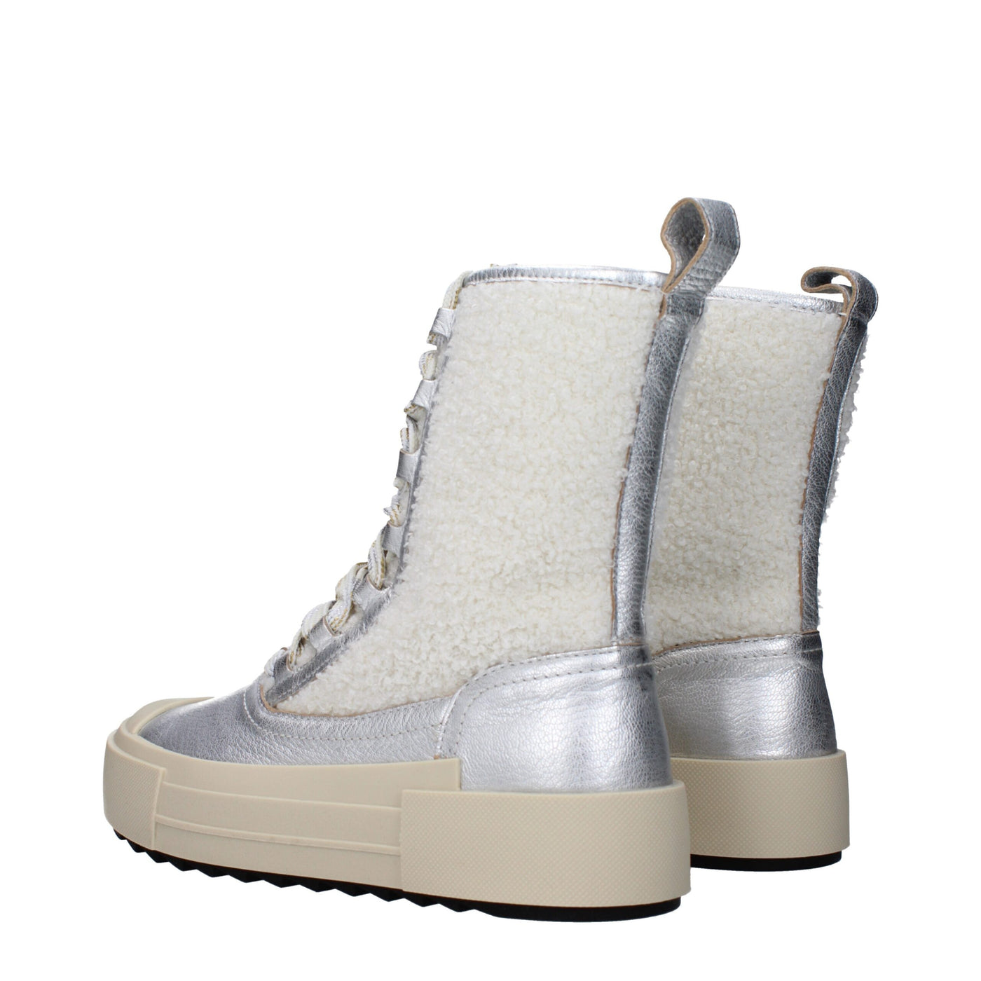 Philippe Model Graue Lederstiefeletten